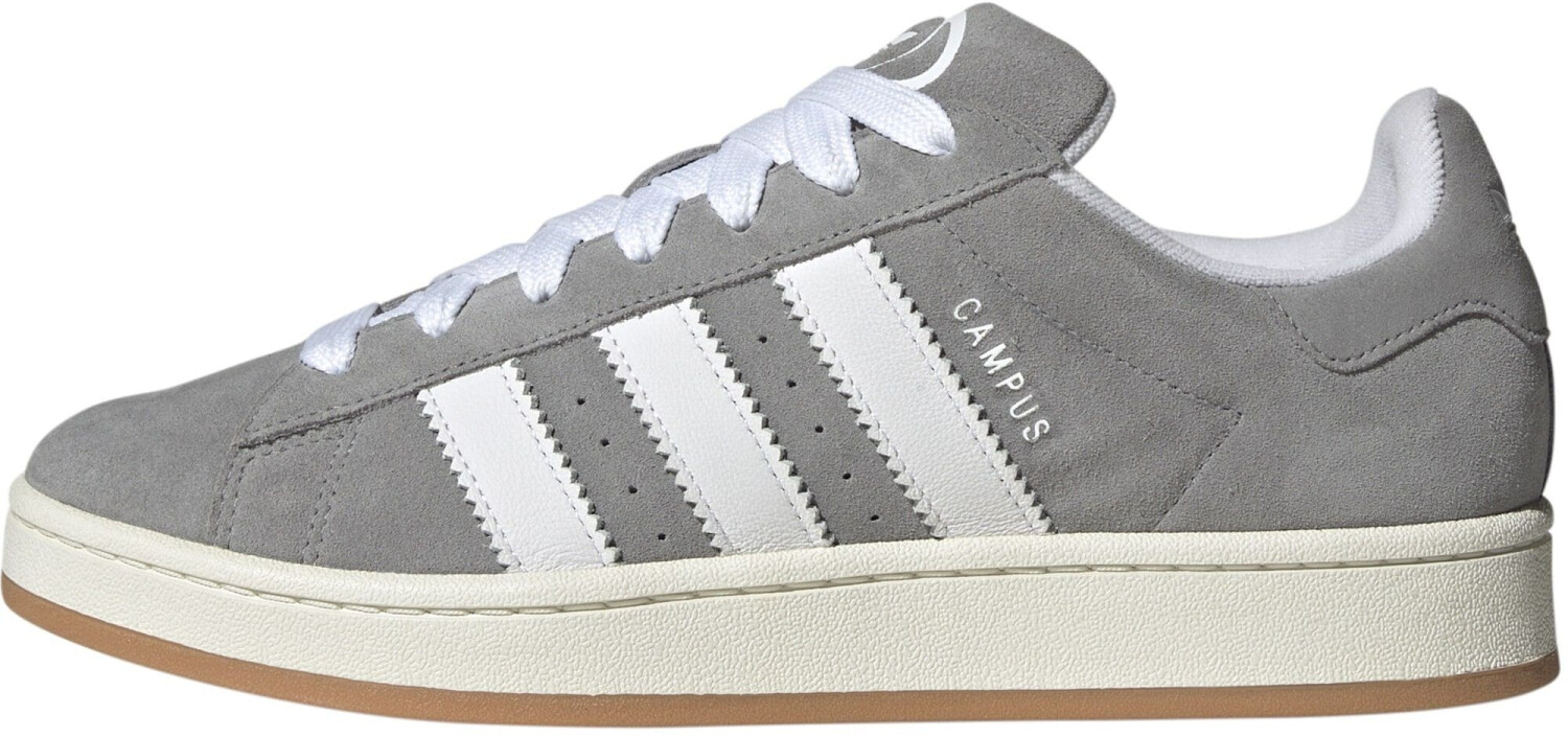 Adidas campus grey three white top