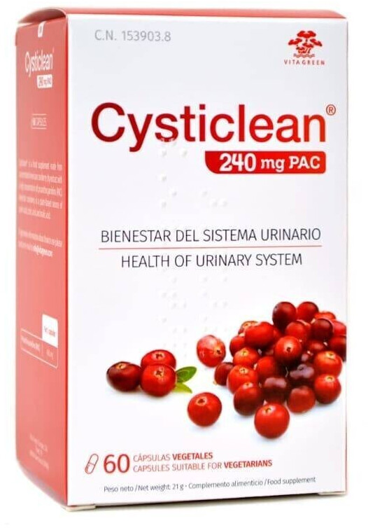 Photos - Vitamins & Minerals Diafarm Diafarm Cysticlean 240 mg PAC 60 Tablets