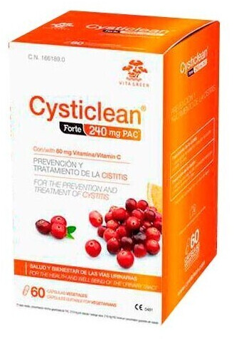 Diafarm Cysticlean Forte 240 mg PAC con vitamina C 60 caps. desde 24 11 Compara precios en idealo