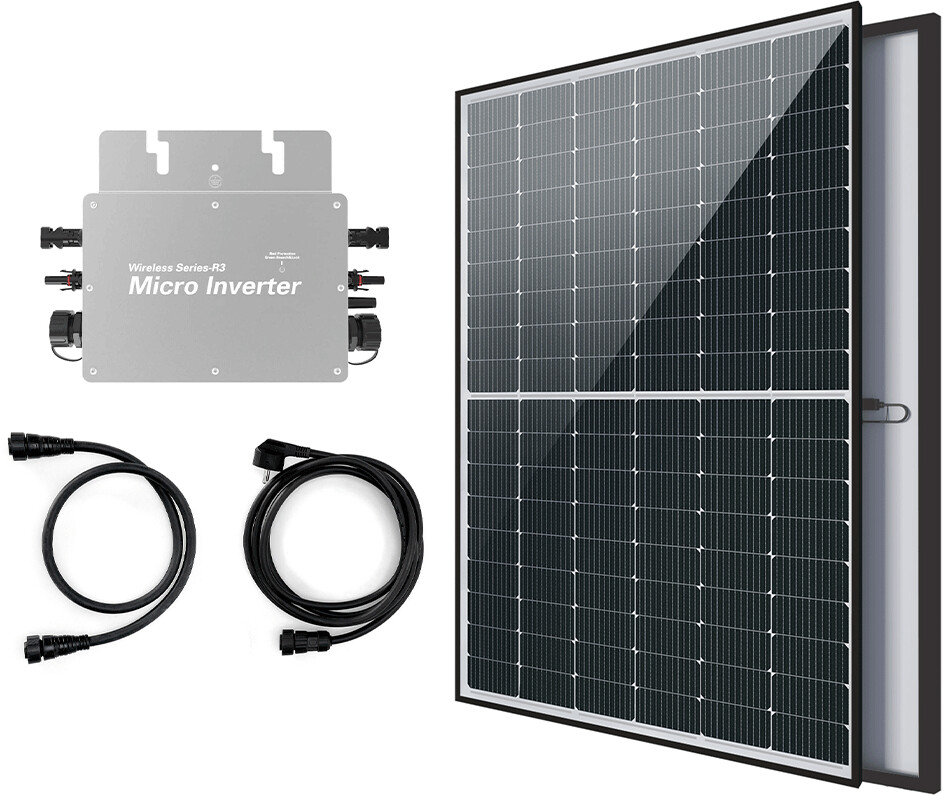 Solarway Komplettsystem 2000W 4 x 500W Solarpanele + Deye