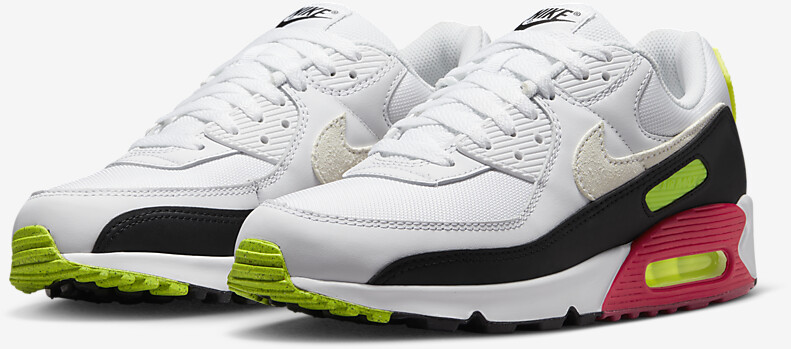 Nike Air Max 90 DQ4071 white volt rush pink black ab 109 00 Preisvergleich bei idealo