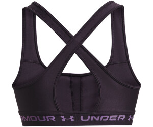 Under Armour Damen UA Crossback Mid Bra, Sport BH mit mittlerer  Unterstützung und herausnehmbaren Körbchen, kühlender, schweißableitender BH  : : Fashion