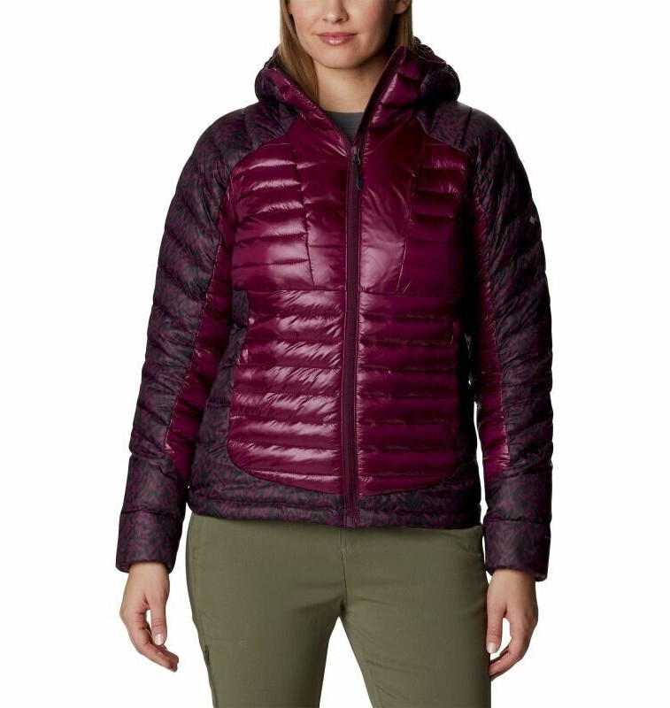 Columbia Labyrinth Loop Hooded Jacket Women (1955323) marionberry/marionberry terrain print