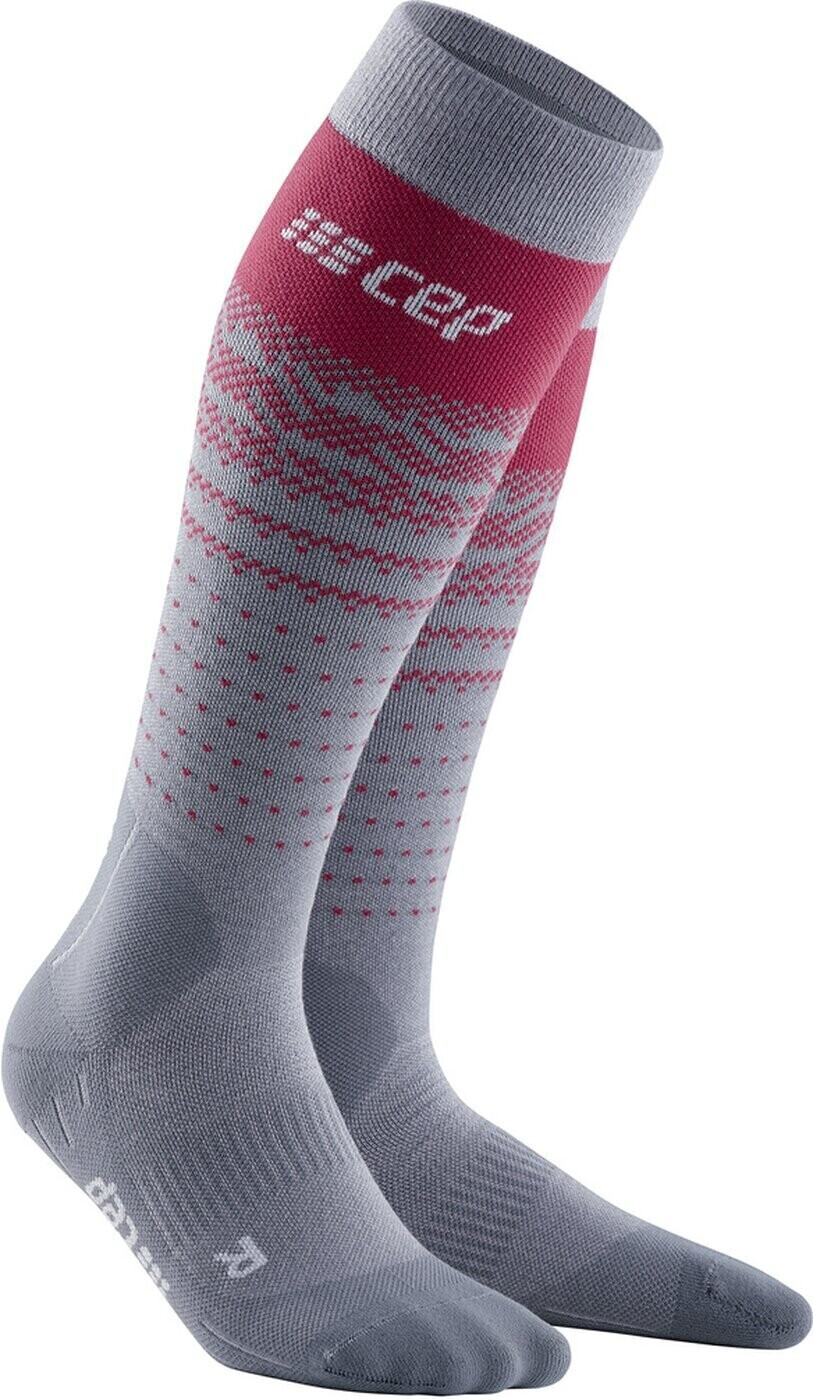CEP Ski Thermo Merino Socks Men grey/red