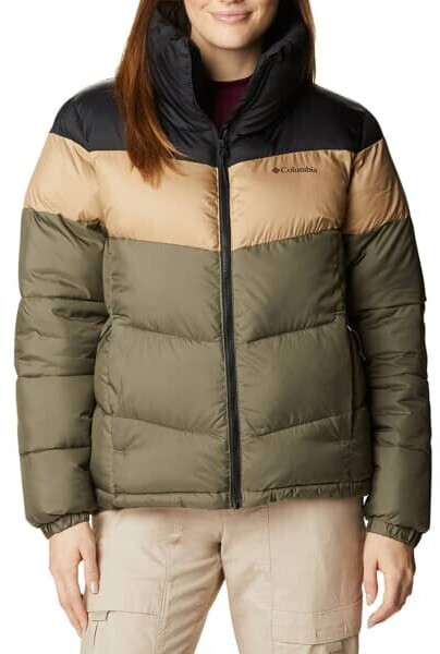 Columbia Puffect Colourblock Jacket Women (1955101) stone green/beach/black