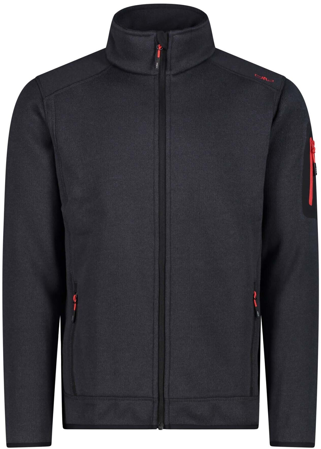 CMP Men Fleece Jacket (3H60747N) antracite/ferrari