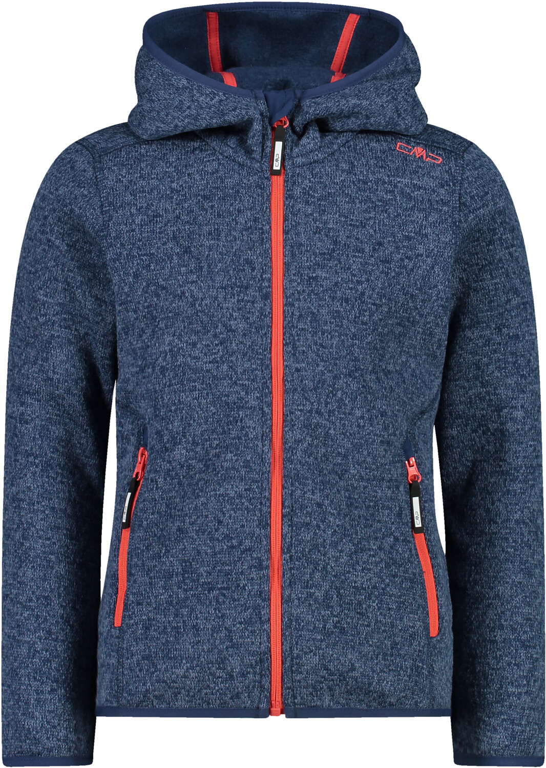 CMP Girl Fleece-Jacket Knit-Tech (3H19825) blue/red kiss