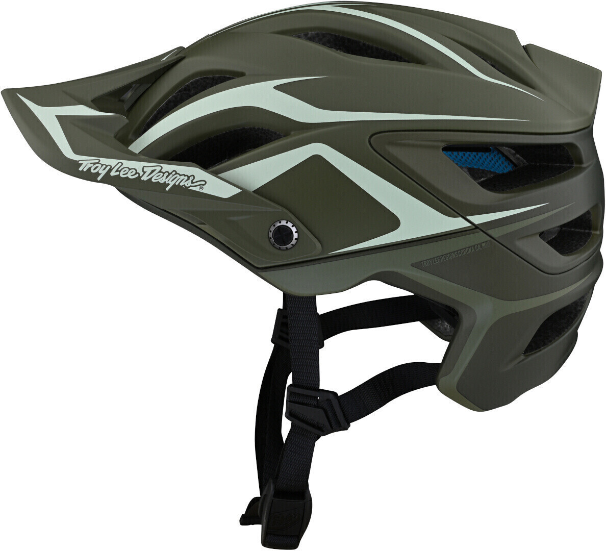 Photos - Bike Helmet TLD Troy Lee Designs Troy Lee Designs A3 Jade MIPS Helmet  Green  2023