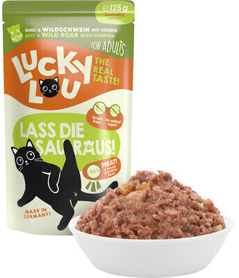 Lucky Lou Pâtée pour chat 125g Lucky Lou Pâtée pour chat 125g
