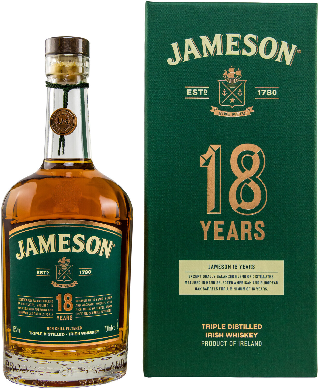 Jameson 18 Years 0,7l 46%