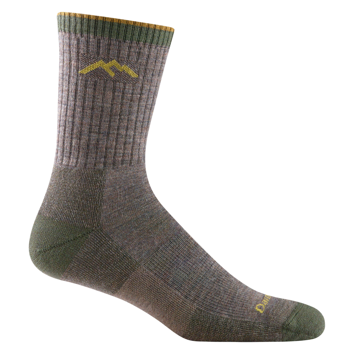Darn Tough Men's Hiker Micro Crew Midweight Hiking Sock taupe
