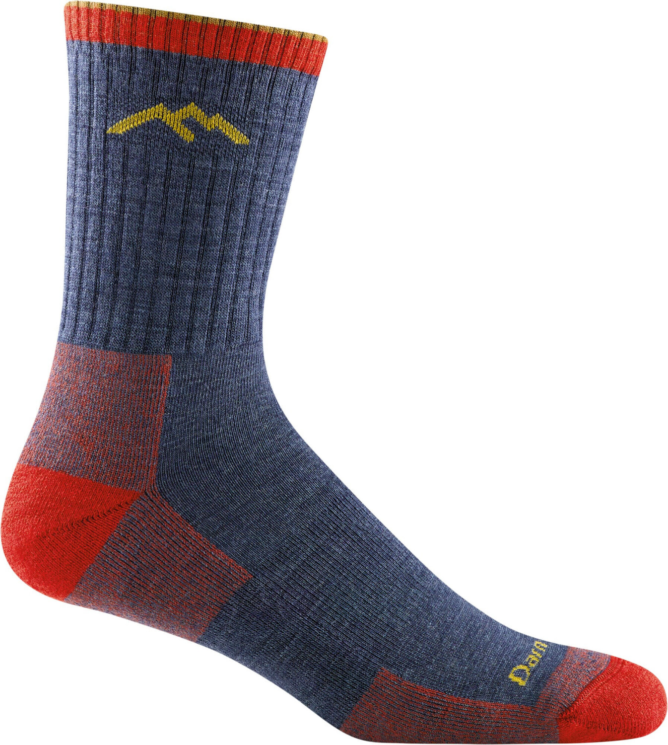 Darn Tough Men's Hiker Micro Crew Midweight Hiking Sock denim