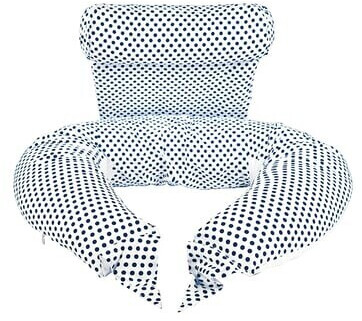 Koala Babycare Nursing and pregnancy pillow, white/blue