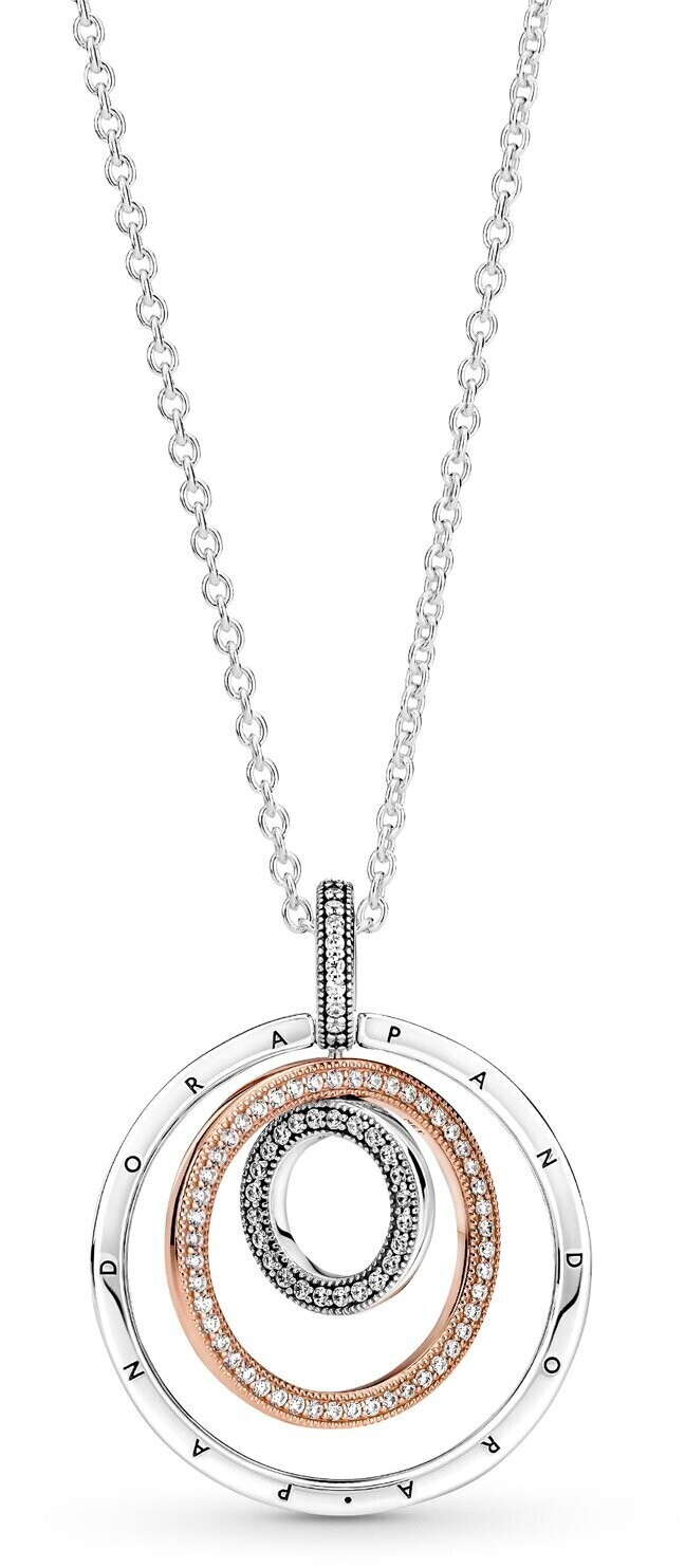 Pandora Two-tone Circles (389483C01)