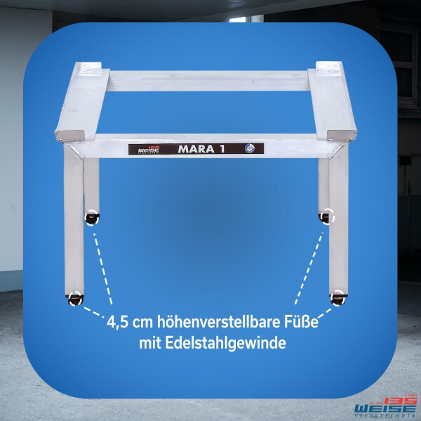Weise Waschmaschinen Untergestell Mara 35 cm rostfrei - 86510, Bild 4