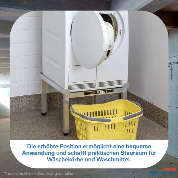 Weise Waschmaschinen Untergestell Mara 35 cm rostfrei - 86510, Bild 6