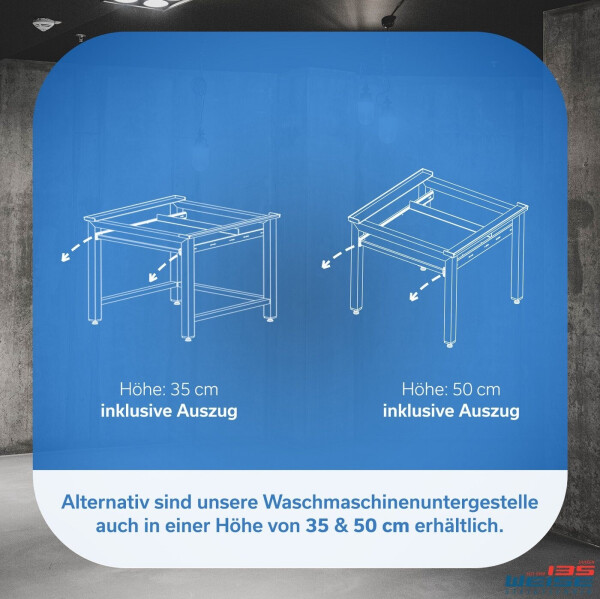 Weise Waschmaschinen Untergestell Mara 35 cm rostfrei - 86510, Bild 7