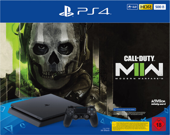 Sony PlayStation 4 (PS4) Slim 500GB + Call of Duty: Modern Warfare II