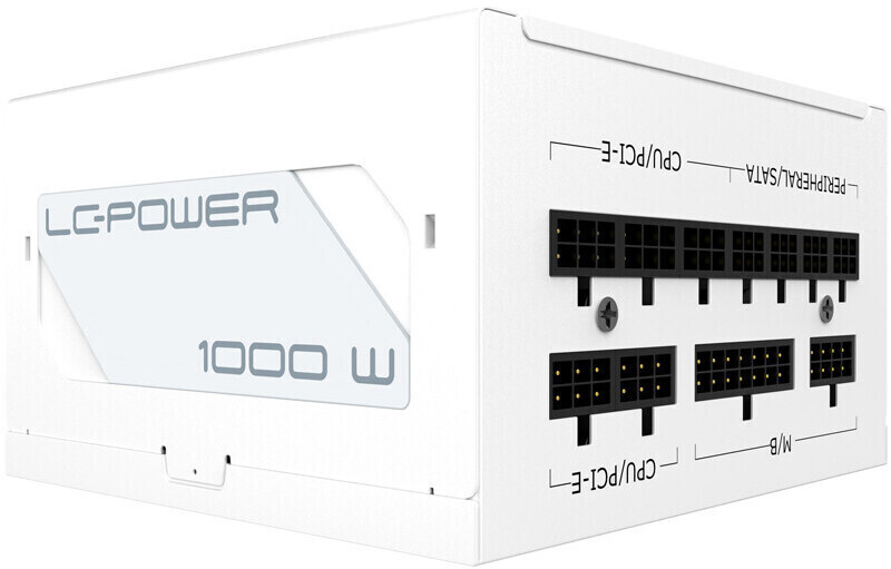LC-Power Alimentation PC modulaire 1000W certifiée 80 Plus Gold avec  Ventilateur Silencieux et Protection de sécurité pour PC de Jeu :  : Instruments de musique et Sono