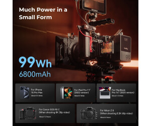 SmallRig VB99 V-Mount Battery 6700mAh (99Wh/14.8V) For Camera | Model 3580 | PD Fast-Charging