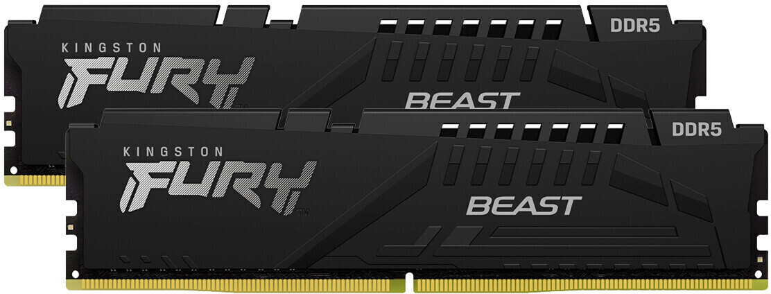 KINGSTON TECHNOLOGY FURY Beast RAM DDR5 16 Go (2 x 8 Go) 5200 MHz CL40 -  Cdiscount Informatique
