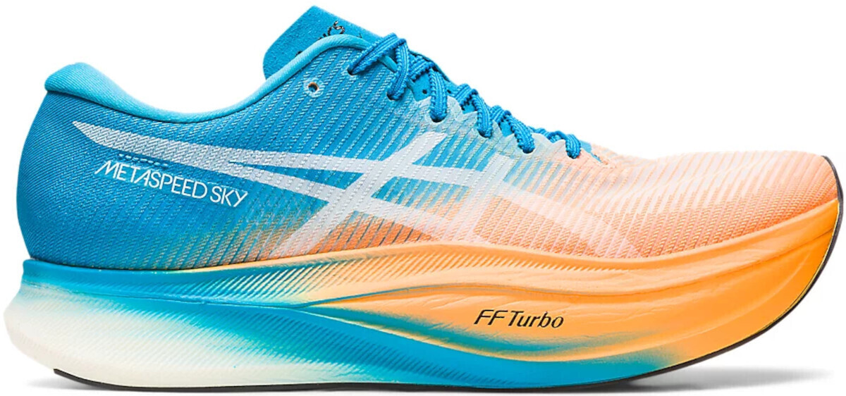 Asics METASPEED Sky Unisex orange pop island blue ab 229 95 Preisvergleich bei idealo