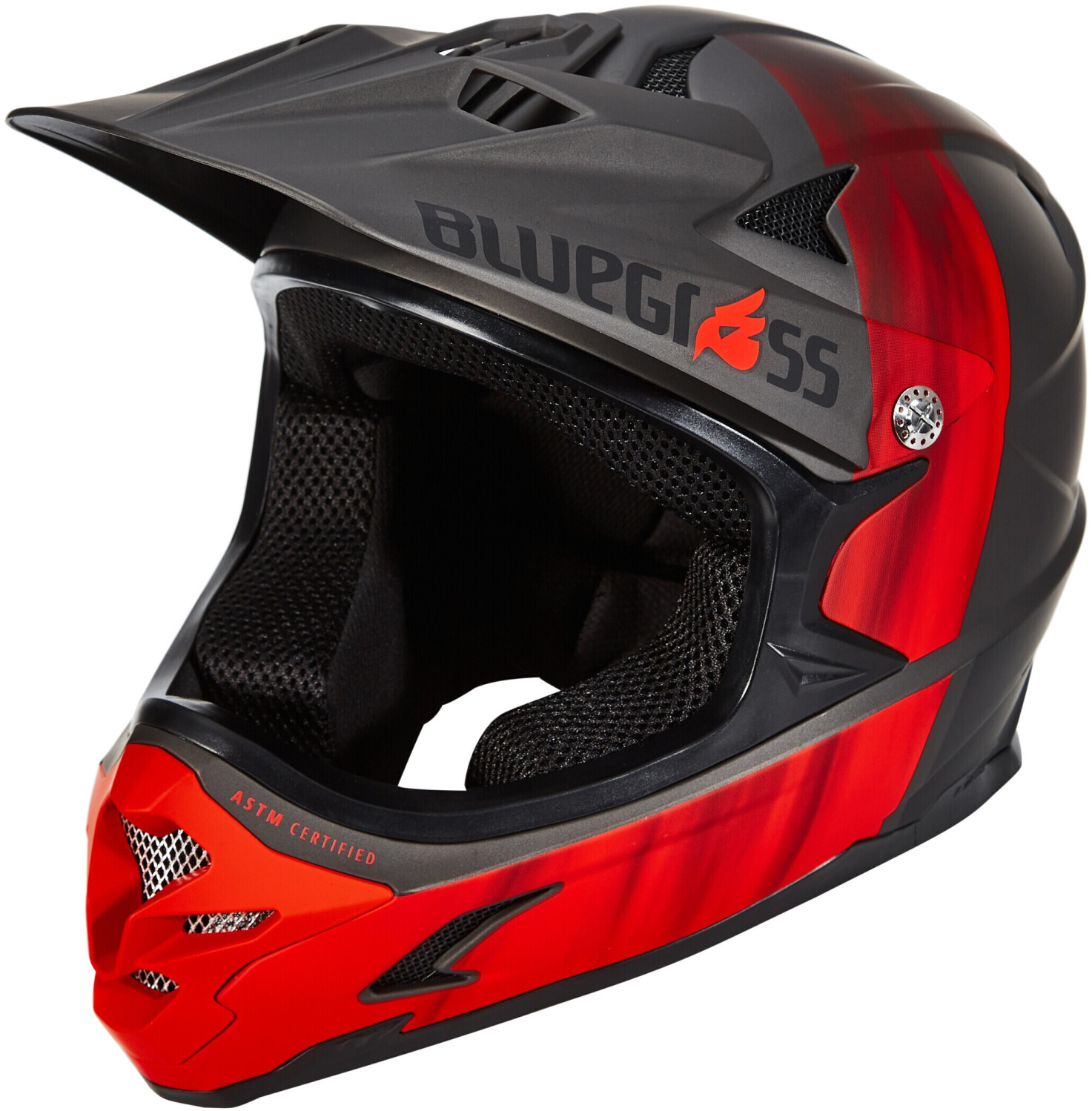 Bluegrass Intox Downhill Helmet Matt black/red