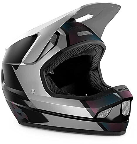 Bluegrass Legit Downhill Helmet white iridescent/matt