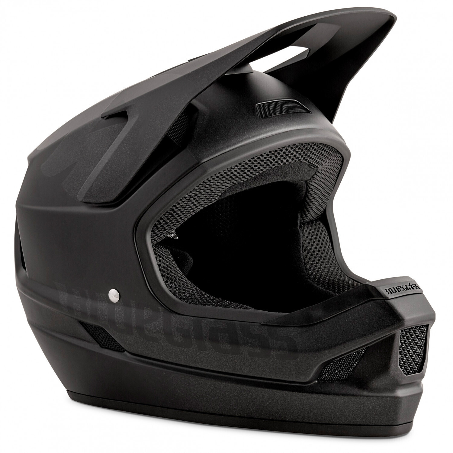 Bluegrass Legit Downhill Helmet black texture matt