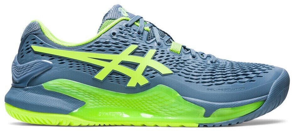 Asics Gel Resolution 9 steel blue hazard green ab 64 99 Preisvergleich bei idealo