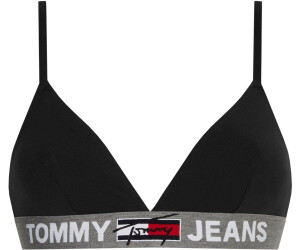 Buy Tommy Hilfiger Logo Underband Unlined Triangle Bra black from