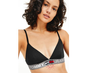 Buy Tommy Hilfiger Logo Underband Unlined Triangle Bra black from £20.99  (Today) – Best Deals on