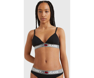 Buy Tommy Hilfiger Logo Underband Unlined Triangle Bra black from £20.99  (Today) – Best Deals on