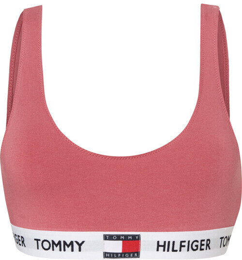 Tommy Hilfiger Women's Logo Underband Cotton Bralette (White) RRP £30