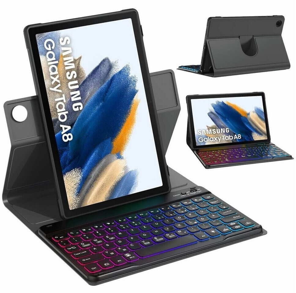 Supobig Bluetooth Tastatur Samsung Galaxy Tab A8 Schwarz ab 34,95