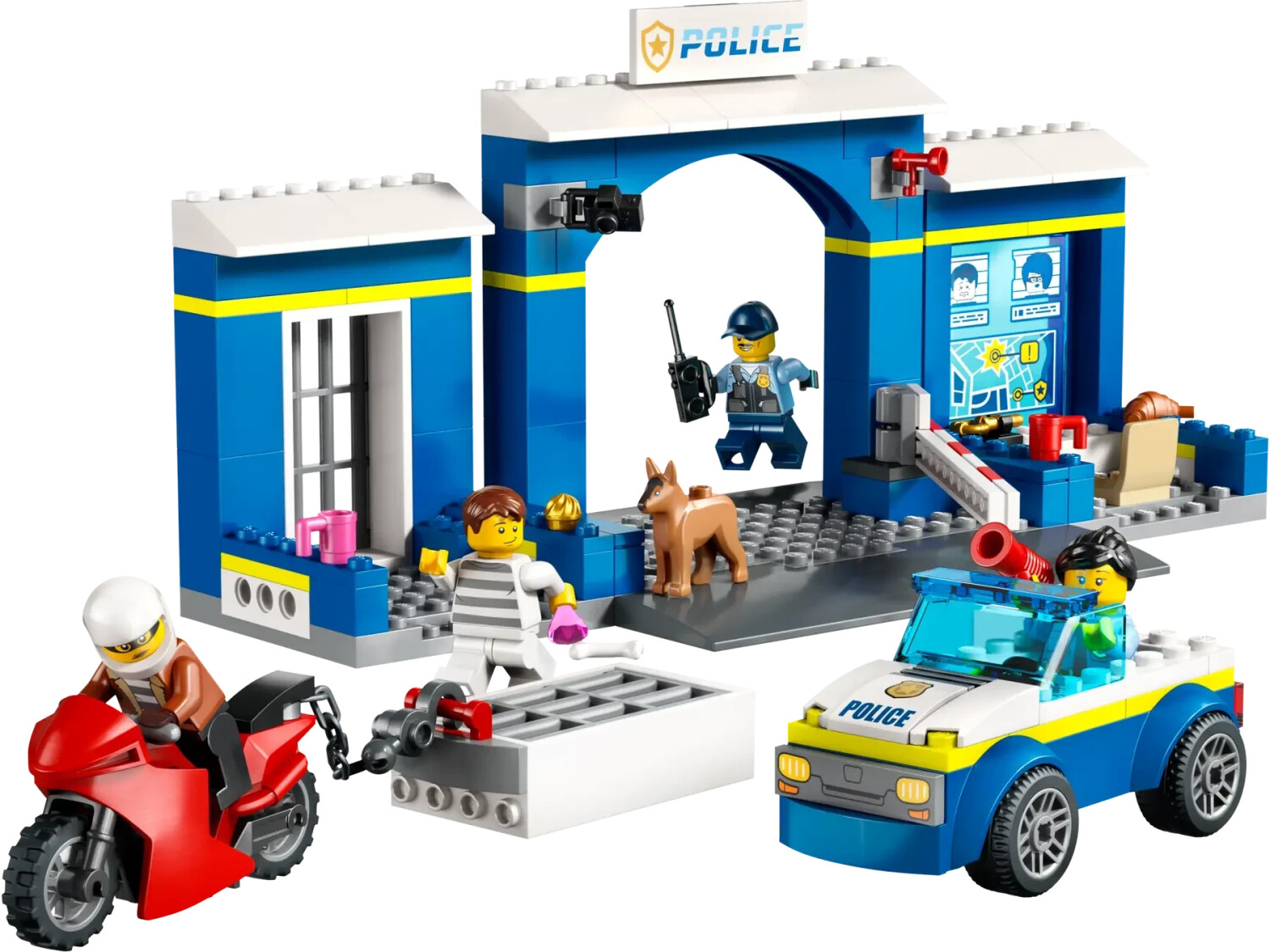 Lego city police 2024 station best price