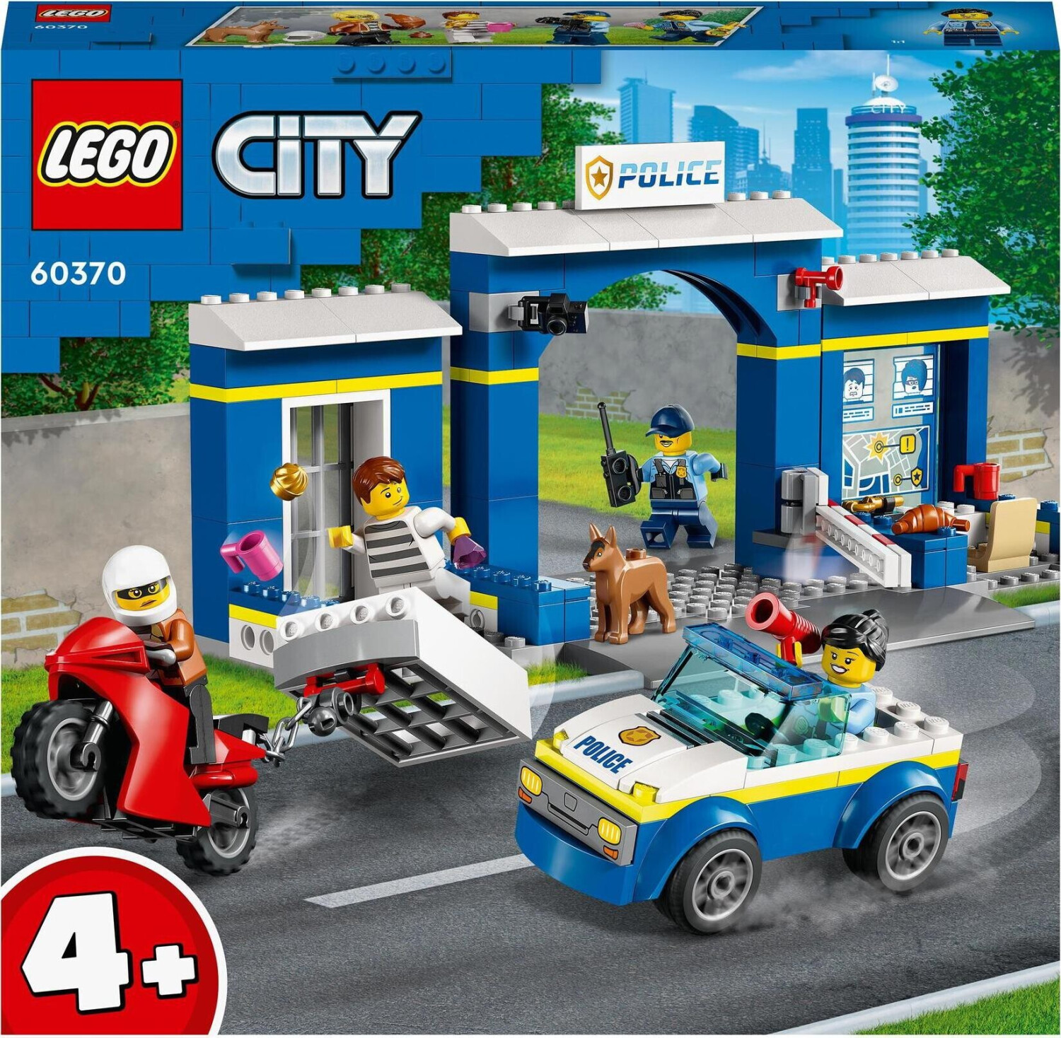 LEGO City - La course-poursuite au poste de police (60370) au meilleur prix  sur