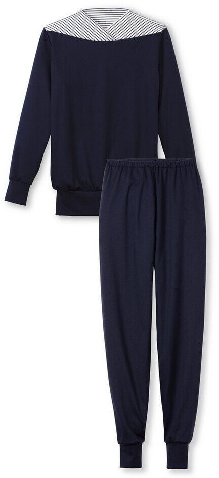 Calida Soulmate Pyjama with Cuff dark lapis blue