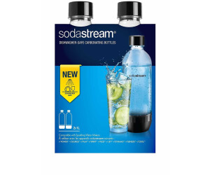Gazéificateur d'eau SodaStream DUO, 840-1000ml,avec bouteille fuse/en verre ,noir