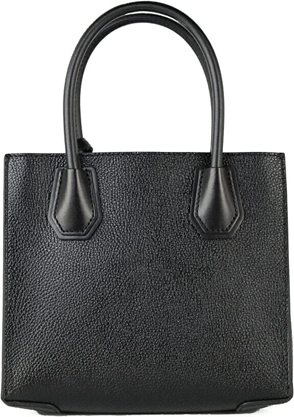 Michael kors mercer black medium tote bag top