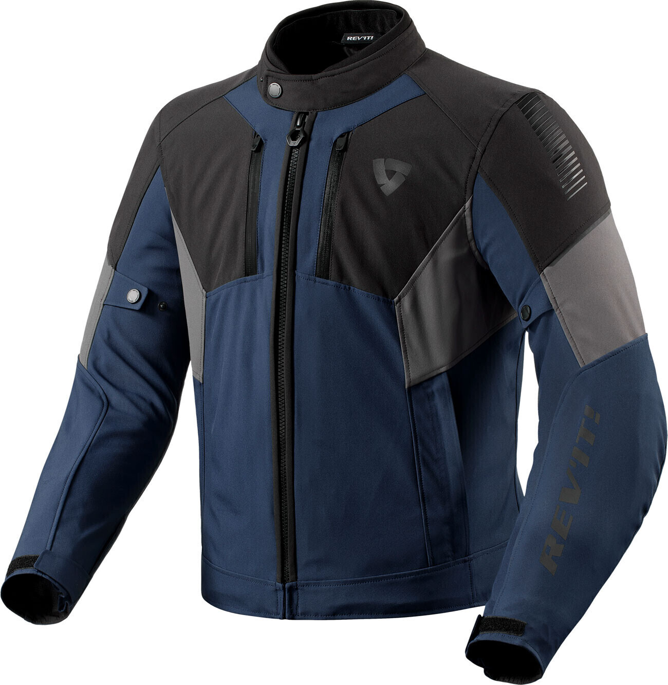 REV'IT! Blouson Catalyst H2O noir/bleu