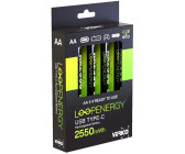 CELLONIC® Batterie téléphone Fixe 4X AAA Micro LR03 4X 1000mAh