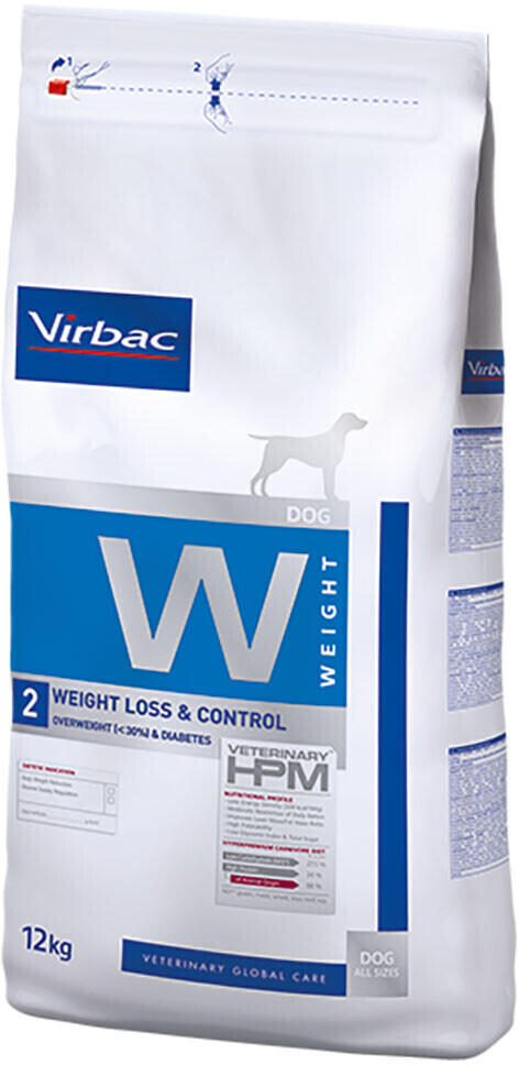 Virbac Veterinary HPM 2-Weight Loss & Control pour chien (12 kg)