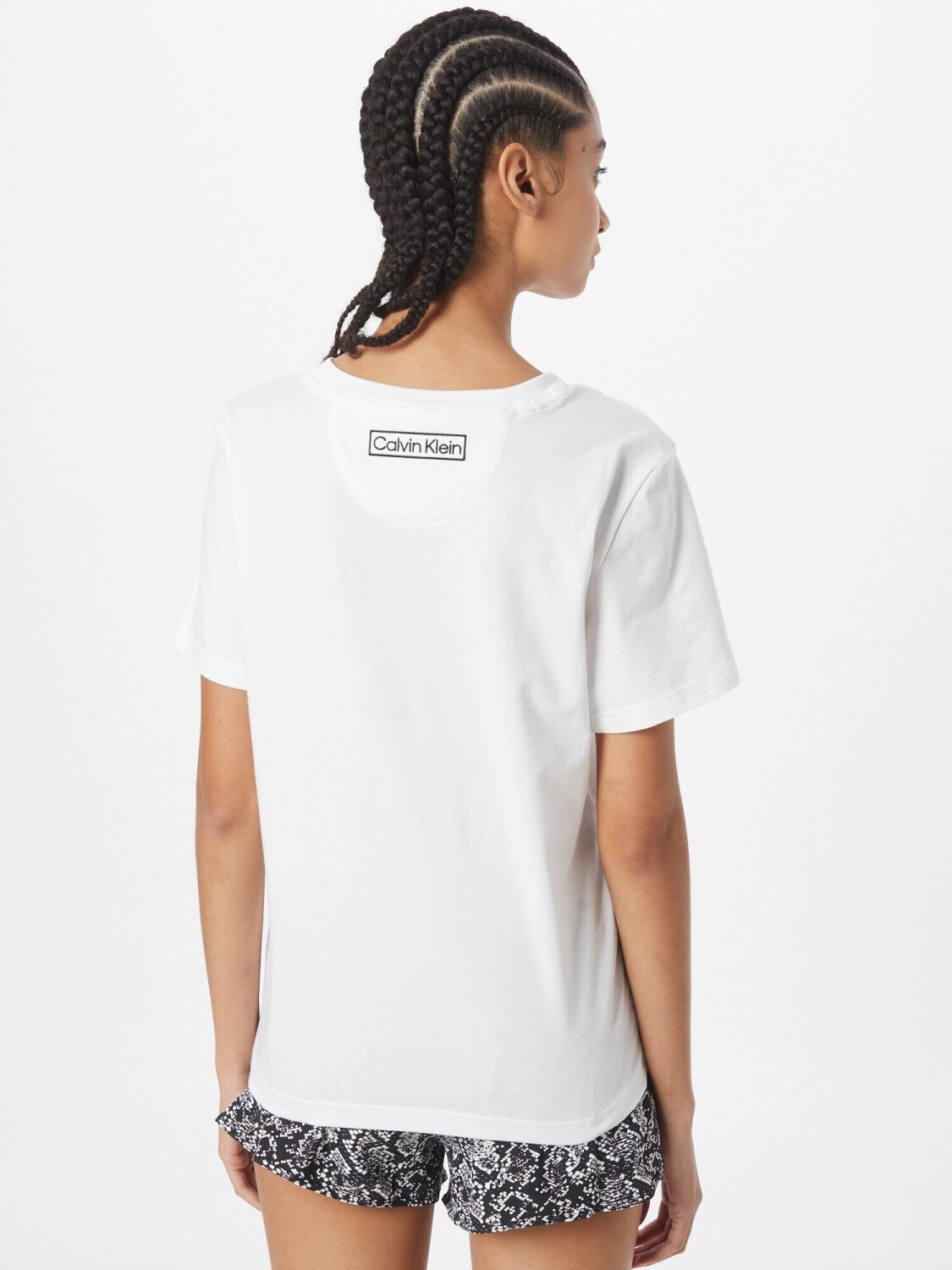 Calvin Klein Crew Neck Loungewear Shirt (000QS6798E) white