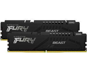 DDR5 Kingston Fury Beast Black RGB - 16 Go (2 x 8 Go) 5600 MHz - CAS 40 -  DDR5 - Top Achat