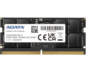 ADATA 16GB DDR5-4800 (AD5S480016G-S) ab 208.9 € | Vergleiche 16 