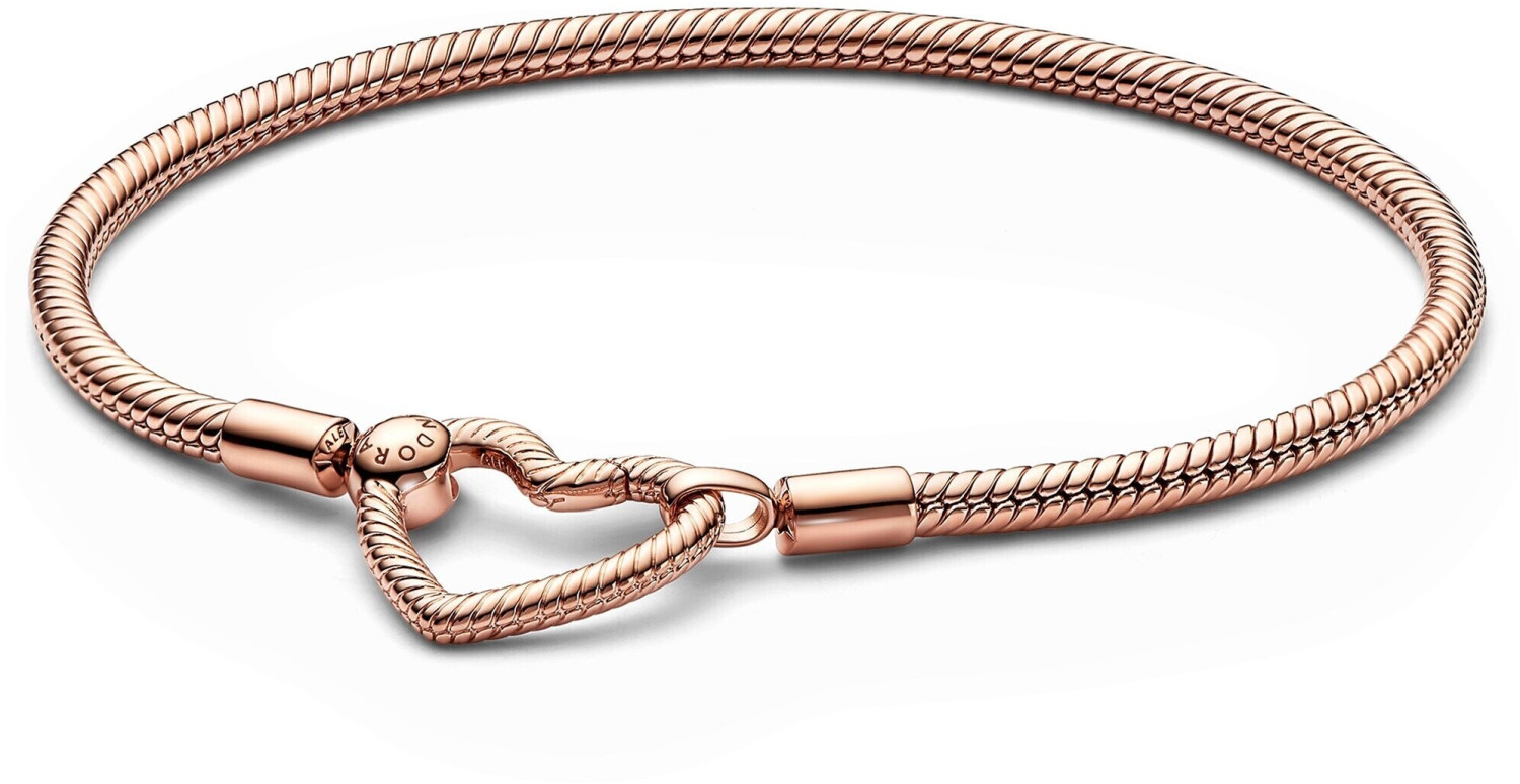 Pandora Pandora Moments Heart Closure Snake Chain Bracelet 17 cm