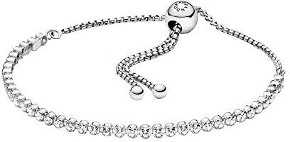 Pandora Sparkling Slider Tennis Bracelet Sterling Silver 23 cm