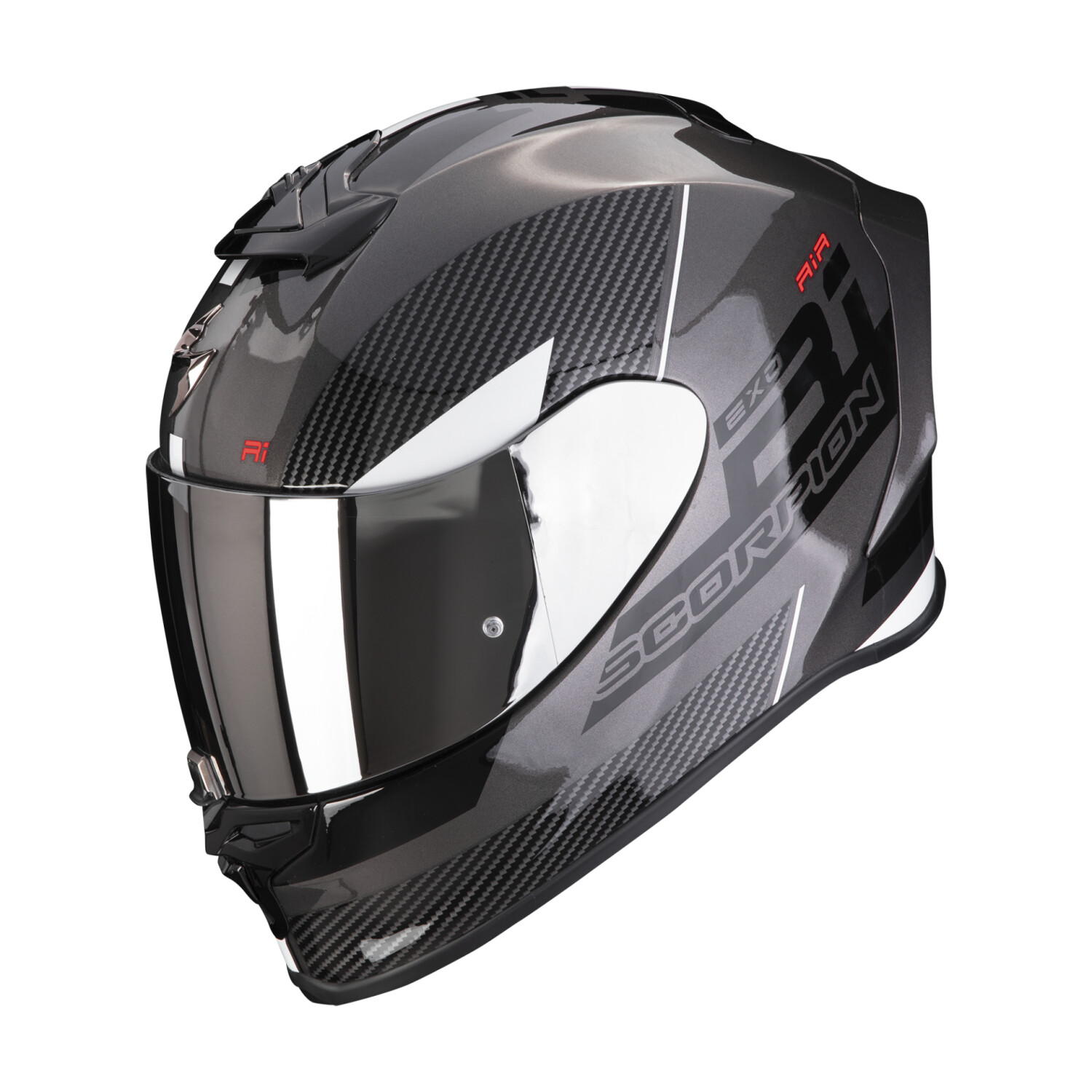 Scorpion EXO-R1 Evo Air argent/noir/blanc