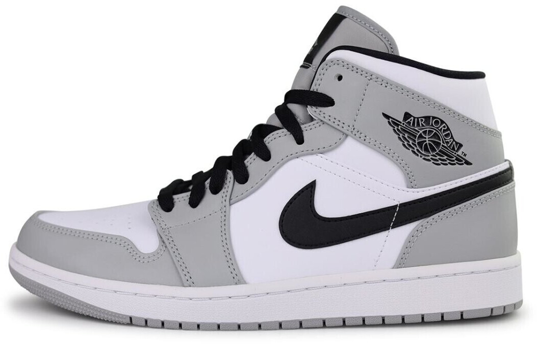 Jordan 1 mid best sale light smoke grey españa